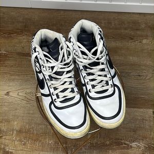 RARE: Nike Vandal High White Black Philadelphia Philly Panthers Men Size 10.5